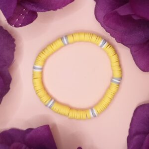 Clay Disk Elastic Bracelet
