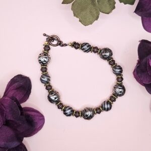 Mixed Metal Bead Bracelet