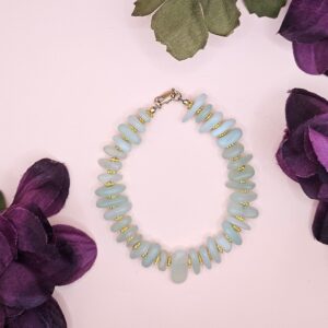 Sea Glass Mint Green Bracelet
