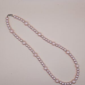 Round Pink Bead Necklaces